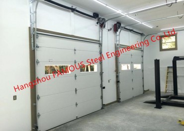 Fast Action Metal Lifting Doors With Slide Running Design Up Rising Commercial Track Doors
