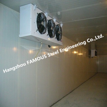 Alu-Zinc Steel Plate Hotel Building -
 50mm , 100mm Thickness Walk In Cold Room And Blast freezer Made of Polyurethane Panel – FAMOUS